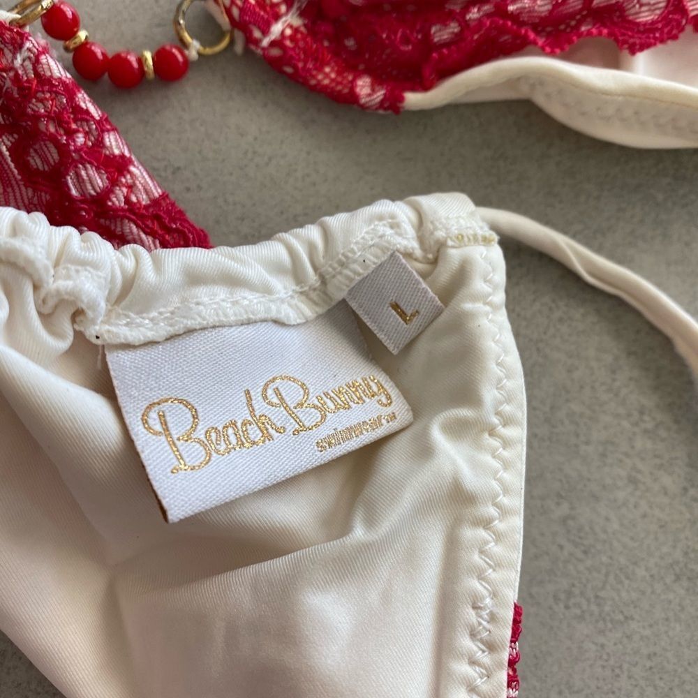 Beach Bunny Hearts Bikini Top - Picture 6 of 8